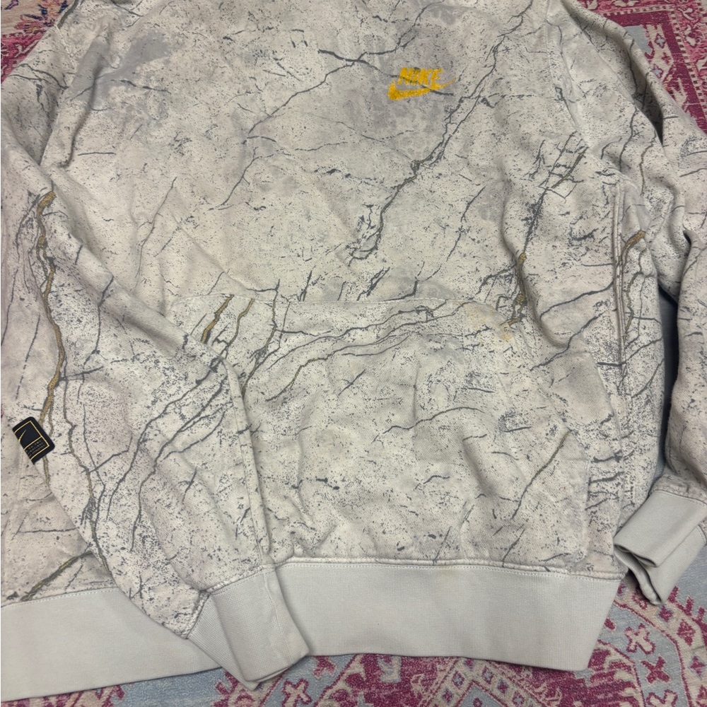 Nike Marble Patterned Crewneck Sweater